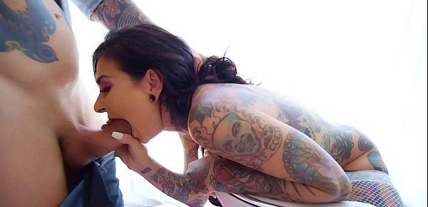  Rammed - Tattoo Babe Gets Her Sweet Pussy Fucked Raw